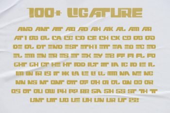 All Caps Display Font