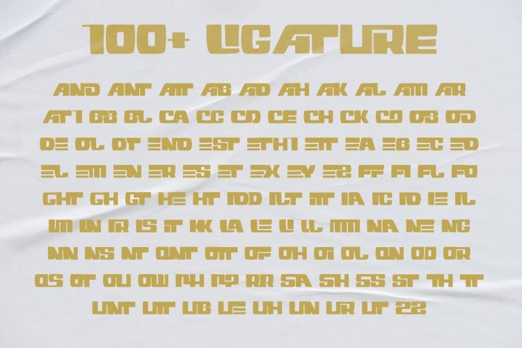All Caps Display Font