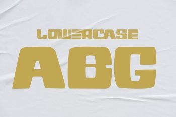 All Caps Display Font