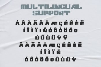 All Caps Display Font