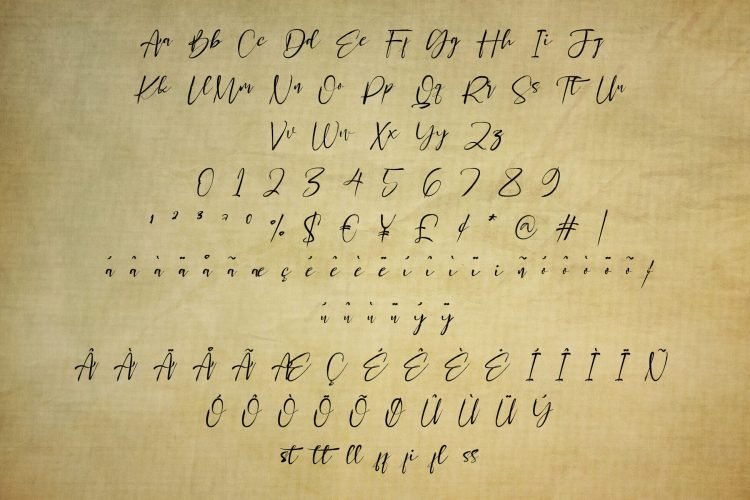 Brush Calligraphy Font