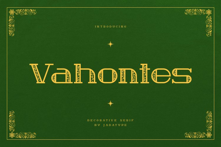 Decorative Serif Font