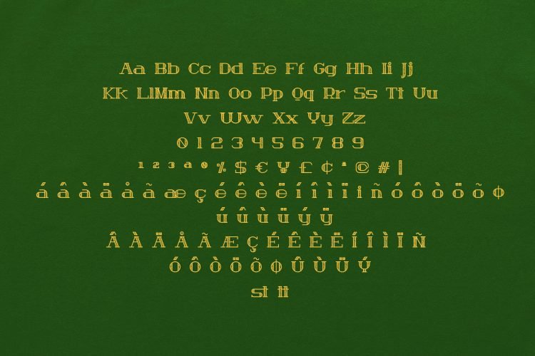 Decorative Serif Font