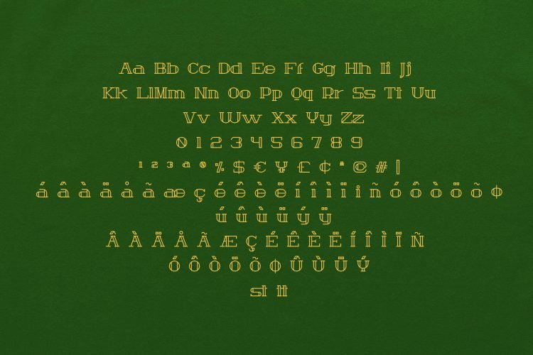 Decorative Serif Font