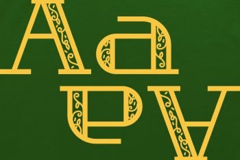 Decorative Serif Font