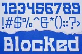 display serif font