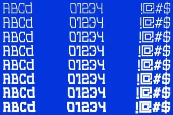 display serif font