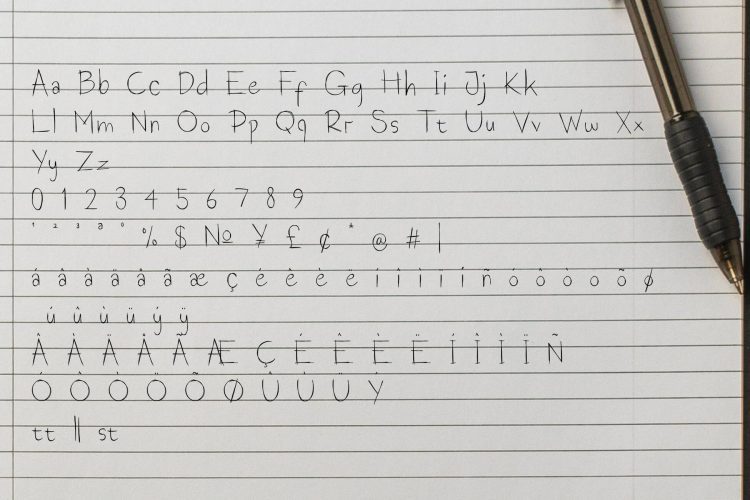 Simple Handwriting Font