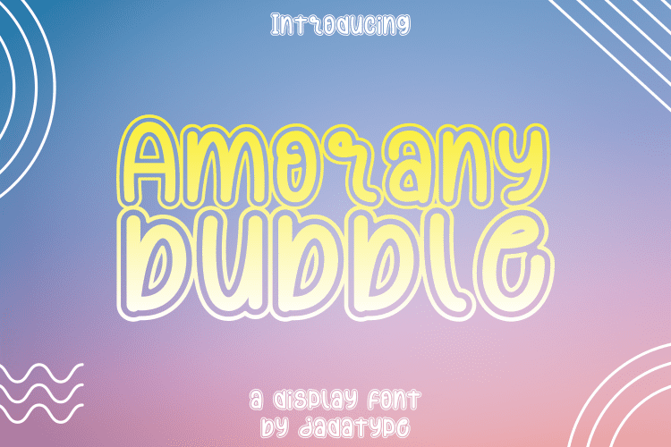 Amorany - Fun Display Font