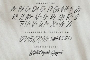 hembusan script font