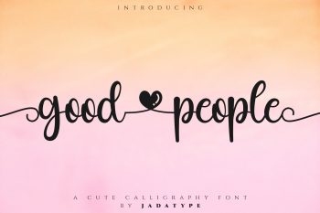 good people calligraphy