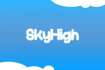 cloudee display font