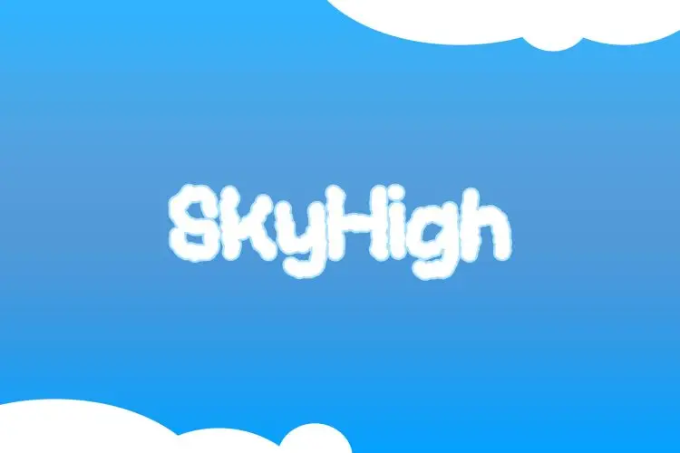 cloudee display font