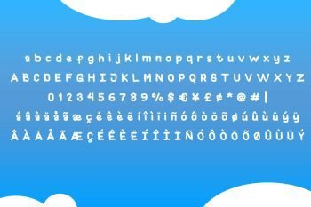 cloudee display font