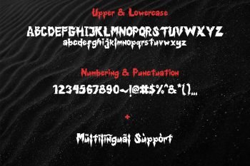 galagar display font