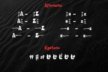 galagar display font
