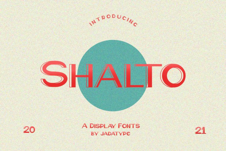 sans serif shalto font