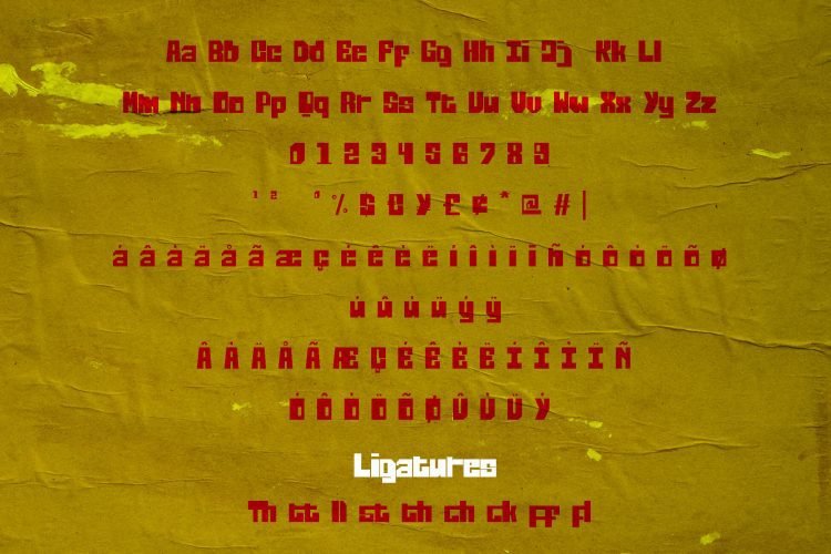 display font thifloss