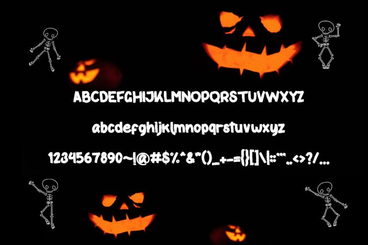 hapy lowen halloween font