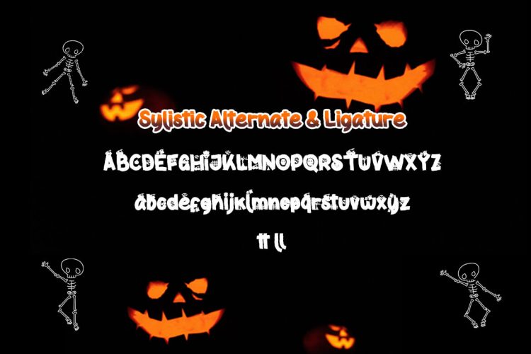 hapy lowen halloween font