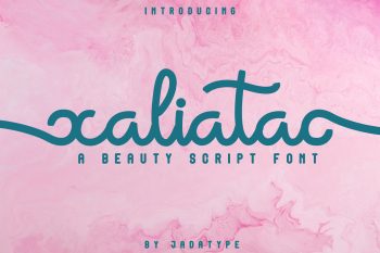 caliata script font