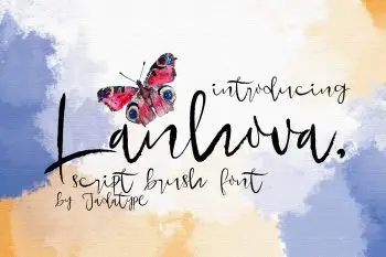 Lanhova - Script Brush Font