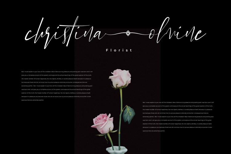 beralissa calligraphy script font