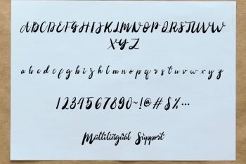 christony calligraphy script font