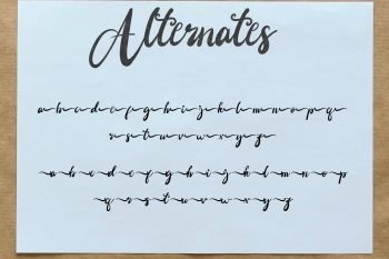 christony calligraphy script font