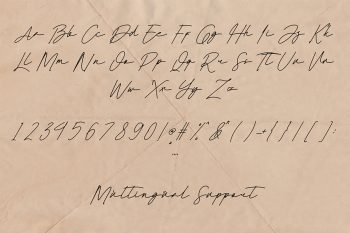datonga script font