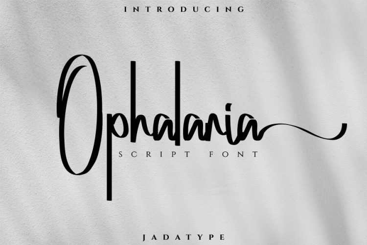 ophalaria script font