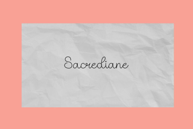 sacrediane font