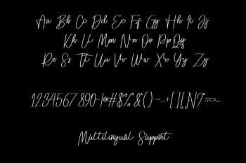 afontros script font
