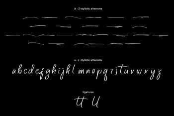 afontros script font