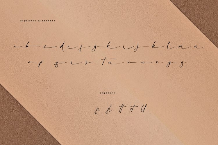 bellogia signature font