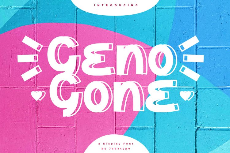 geno gone display font