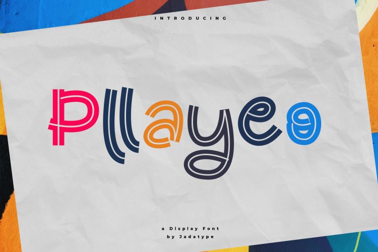 pllayeo display font