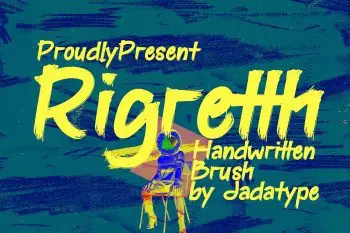 rigretth display font
