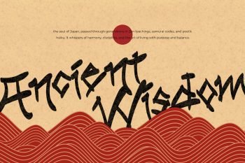 hitake display font