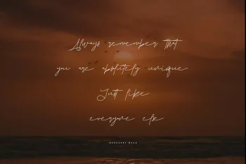 homstane script font