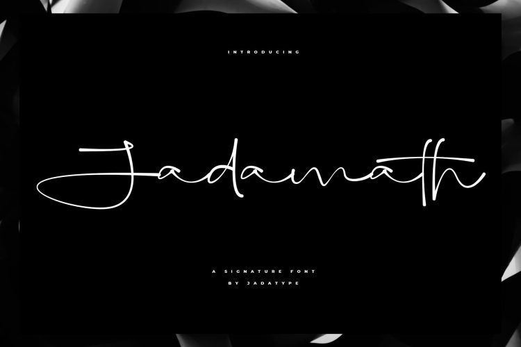 jadamath signature font