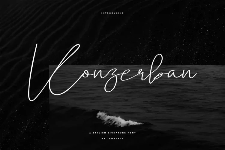 konzerban signature font