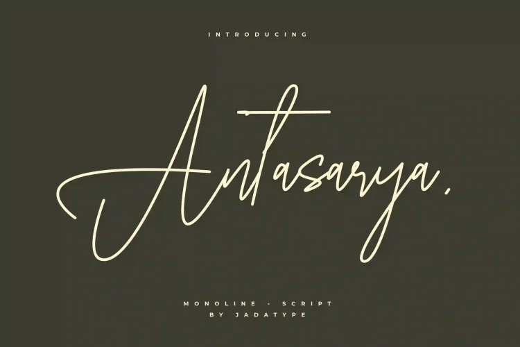 antasarya font script