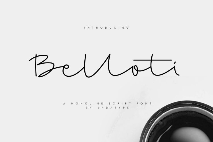 belloti script monoline