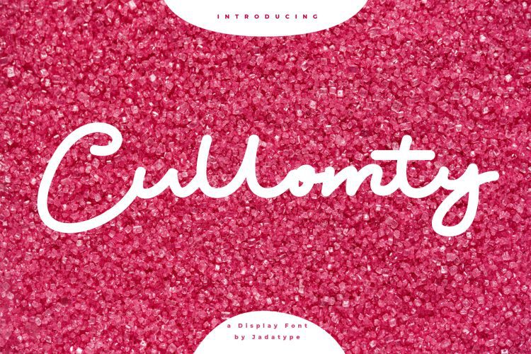 cullomty fun script font