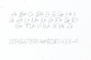 kalste script monoline