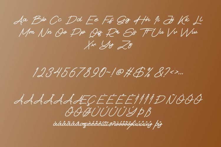 bothside script font