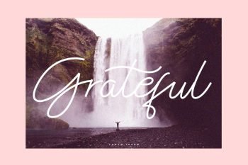 satomy monoline script font