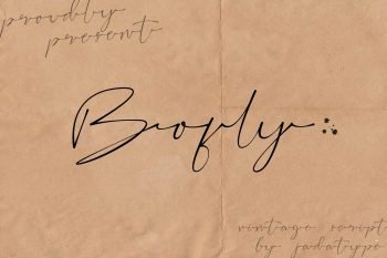 bofly signature font