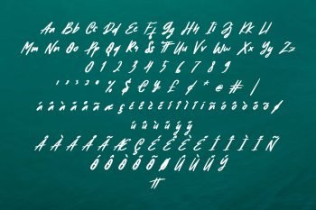 somteka handwriting font